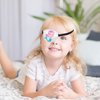 8 Pcs Eye Patches for Kids Adjustable Single Eye Patch Reusable Cute Girls Boys Eye Patch with Elastic Strap for Lazy Eye Either Eye Left or Right Eyepatch, Various Patterns (Fresh Style)
