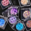 Multichrome Glitter Metallic Eyeshadow - High Impact Blue Purple Silver - Intense Color Shifting, High Pigmented, Long-Lasting - Shimmery Glitter Finish High-End Eye Makeup for Spring Summer Layering…