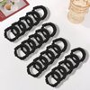 20 Pack Satin Hair Scrunchies, Slip Silk Hair Ties Black Small Mini Scrunchy for Women Thick Hair Accessories Soft No Slip Hair Elastics Ponytail Holder for Curly Hair No Damage Hairtie Gift for Girls