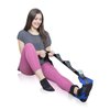 Lumia Wellness Fascia Stretcher & Foot Stretcher for Plantar Fasciitis with Massage Ball, Achilles Tendinitis, Foot Drop, Yoga Foot & Leg Stretching Strap (Blue)