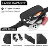 Telena Fanny Packs for Women Men Fashionable Cross Body Belt Bag with Adjustable Straps Black