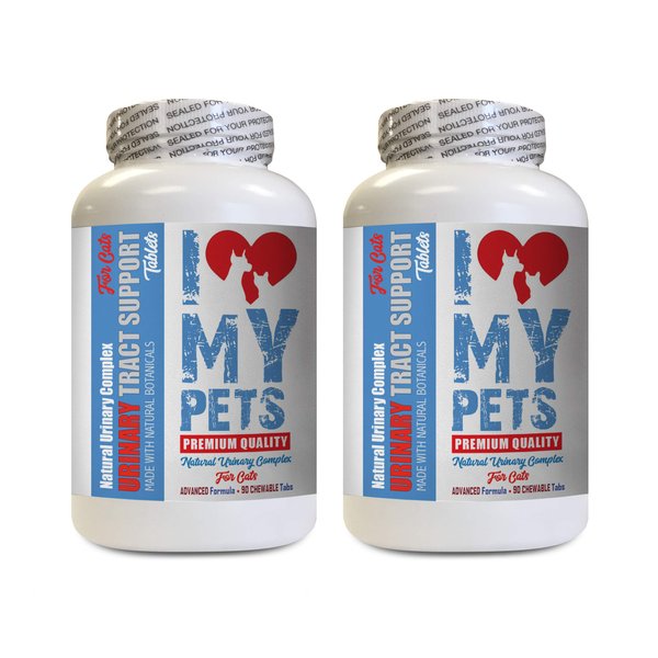 I LOVE MY PETS LLC Cats Urinary Tract Infection - CAT Urinary Tract Support - Natural Complex - Premium - cat Cranberry Urinary - 180 Treats (2 Bottles)