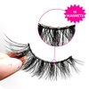 Magnetic Eyelashes – Banger | Artificial Magnetic Lashes, Made with Synthetic Faux Mink Fiber, Comfortable and Natural Lash Extention Look, Reusable Up To 60 Times, Long Wispy 8mm-16mm, 1 Pair