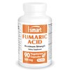 Supersmart - Fumaric Acid 500mg per Day (Maximum Strength) - Natural Supplement | Non-GMO & Gluten Free - 90 Vegetarian Capsules