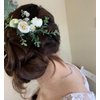 FIDDY898 Wedding Bridal Comb Camellia Hair Comb Ranunculus Green leaf Floral Clip Headpiece 2002
