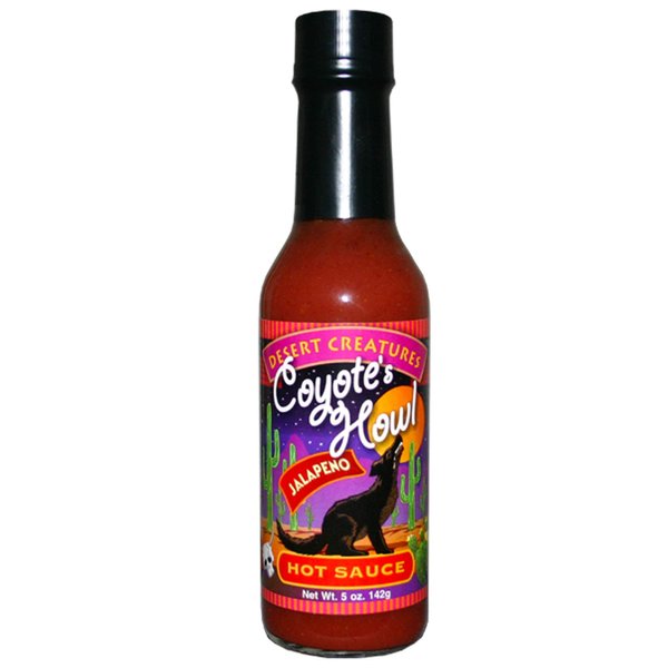 KICKIN Extra Hot Sauce" Desert Creatures Hot Jalapeno Sauce - Coyote’s Howl Jalapeno