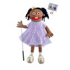 Rodayna 25", Black Girl, Full Body, Ventriloquist Style Puppet,Hand Puppet