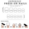 LRKNNO White French Tip Press on Nails Short Square Fake Nails Artificial Nails Tips Gel Acrylic Glue on Nails with Design 24Pcs Full Cover Stick ons Nails for Wedding Women Manicure False Nails