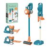 YoCool Kids Vacuum That Really Works Aged 3+ Cordless Baby Vacuum Cleaner Toddler Cleaning Set Suction Toys for Baby Girl Boy (Blue and Yellow)