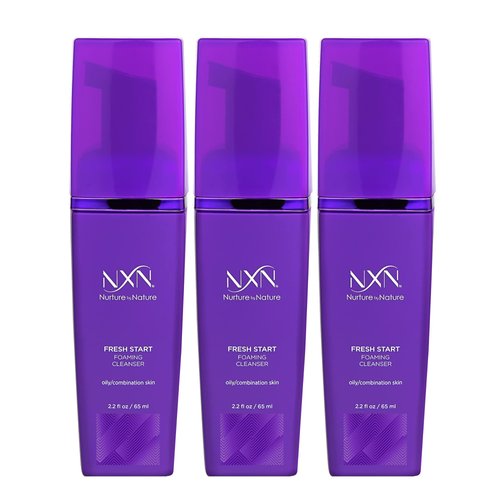 NxN Fresh Start Deep Pore Facial Cleanser Instant Foaming Make-Up Remover Natural Formula for Oily/Combination Skin, 5.9 Fl Oz