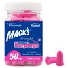 MACK'S Dreamgirl Soft Foam Earplugs, 50 Pair, Pink - 30dB NRR, 33dB SNR - Small Ear Plugs for Sleeping, Snoring, Studying, Loud Events, Traveling & Concerts