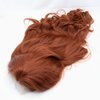Xiweiya Copper Red Hair Long Body Wavy Free Part Wigs Natural Hairline Brown Red Synthetic Lace Front Wigs Heat Resistant Christmas Party Wigs for Women 24inch