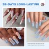 SAVILAND Acrylic Nail Tips: 10 Size Nail Tips for Acrylic French Nail Tools Natural Nail Tips Square Long Gel X Nail Tips Professional Gel X Nail Extension Manicure Salon At Home