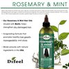 Difeel Rosemary and Mint Premium Hair Oil Infused with Biotin 8 oz. - Made with Natural Mint & Rosemary Oil for Hair Growth