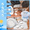 Modeling Foam Clay,500g Soft Air Dry Clay for Adults Lightweight DIY Creative Art Supplies with Sculpting Tools,Suitable for Cosplay/Crafts/Design/Shaping-White