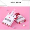4 Colors Matte Cigarette Lipstick, Lip Tint Lip stain, Labiales Mate Velvet Lipstick 24 hours Long Lasting & Waterproof Tube Lipstick, Red Moisturizer Smooth Lip Stick Cosmetic