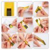 Beuniar 500Pcs Nail Extension Forms Guide Stickers UV Gel Nails Art Form Shaper Acrylic French DIY Tool Manicure Design