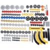 SEEMY 233PCS Gear Set for Technic Series Parts Compatible with Lego Technic Parts, DIY Gears Assortment Pack(Liftarm, Pins, Axles, Connectors) for Technic Building Blocks Set (Gear Set)