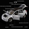 1/24 Model Y Toy Cars Alloy Diecast Model Car, Pull Back Model Y Model Car with Light, Big Model Y Diecast Car Model Toy Suitable for Kids Adults Birthday Gift (Red)