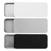 Bremorou Metal Tin Box, 3Pcs Small Tin Containers Mini Tin Box Metal Slide Top Tin Containers Small Tin Box Metal Tins With Lids For Wedding Jewelry Lip Balm Container Cosmetic Organizer(3 Colors)