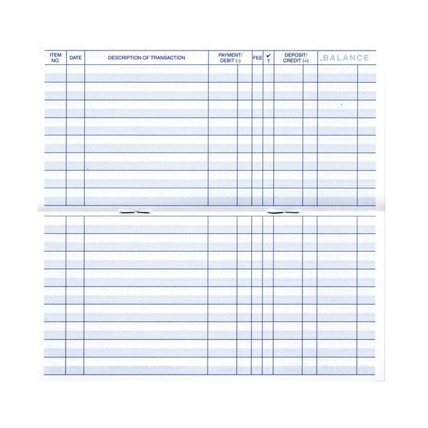 18 Pack Check Registers for Personal Checkbook, 24-25-26 Calendars, Transaction Register and Ledgers