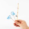 5 Pieces Miniature Fishing Rod Life Scene Dollhouse Decoration Fish Bowl Fishing Net Miniature Fishing Accessories