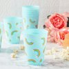 Sparkle and Bash Blue Plastic Tumbler Cups, Pastel Rainbow Party Supplies (16 oz, 16 Pack)