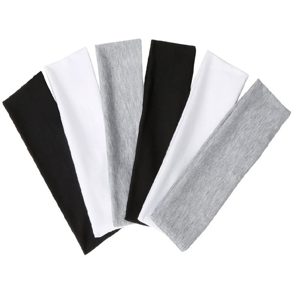 TERSE Hair Bands for Women's Hair Thin Cloth Headbands for Women Soft Stretchy Head Bands Solid Hair Hands