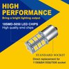 GIVEDOUA 1156 LED RV Bulb, 1003 BA15S 1141 7506 LED Replacement Light Bulbs for 12V RV Car Camper Trailer Interior Indoor Lights Backup light etc, Super Bright 5050 18-SMD 6000K White,（10pcs）