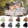 8PCS Small Claw Hair Clips for Thin Hair Women, 1.6" Small Claw Clips Matte Medium Hair Clips for Thin Fine Thick Hair Strong Hold Double Row Teeth Hair Clip Cute Jaw Clamps Girls