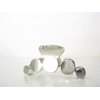 Rose gold silver or dark silver tone circles metal hair claw clip for medium (Primary color: Rose gold)