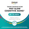 Centrum Silver Multivitamin for Men 50 Plus, Multimineral Supplement, Vitamin D3, B-Vitamins and Zinc, Gluten Free, Non-GMO Ingredients, Supports Memory and Cognition in Older Adults - 100 Ct