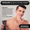 ANVL Natural Unscented Non-Foaming Shaving Cream with Shea, Aloe, Coconut and Papaya. No Artificial Ingredients. Get Closer Irritation-Free Shaves with no Residue.
