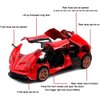 JaBuBeaGup 1/32 Zinc Alloy Simulation Casting Toy Car Model Children's Dream Toys Super Sports Car Toys with Cool Lighting and Dynamic Music Perfect Birthday and New Year Gifts for Boys Girls - Red