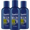 Suave Men Body Wash 3-in-1 Citrus Rush – Travel-Size Shampoo, Conditioner & Body Soap All-in-One Formula with Keratin for Healthy Hair & Skin, 3 Oz Ea (Pack of 3)