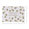 Hallmark Thank You Cards, Gold Foil and Glitter Dots (40 Thank You Notes with Envelopes for Wedding, Bridal Shower, Baby Shower, Graduation)