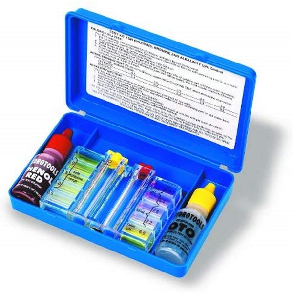 SWIMLINE HYDROTOOLS Deluxe Two-Way Pool Test Kit