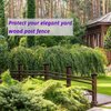 4X4(3.5in x 3.5in) Wood Fence Post Caps, PP Plastic Water-Proof UV-Proof, Keep Post from Cracking and Rotting,for Decks or Corridors,Outdoor Post Caps Cover, Fence Wood Post (6pcs, Black）