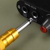 Tattoo Foot Pedal Switch, ATOMUS Cordless ON/OFF Switch Pedal Controller Lightweight Tattoo Pedal Plug for Tattoo Machine Power Supply (Gold)