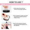 Moakxer Eyebrow Powder,Waterproof Eyebrow Stamp Powder Seal Perfect Nature Eye Brow Powder Tinting Coloring Kit Delicate Shape (201# Dark Brown)