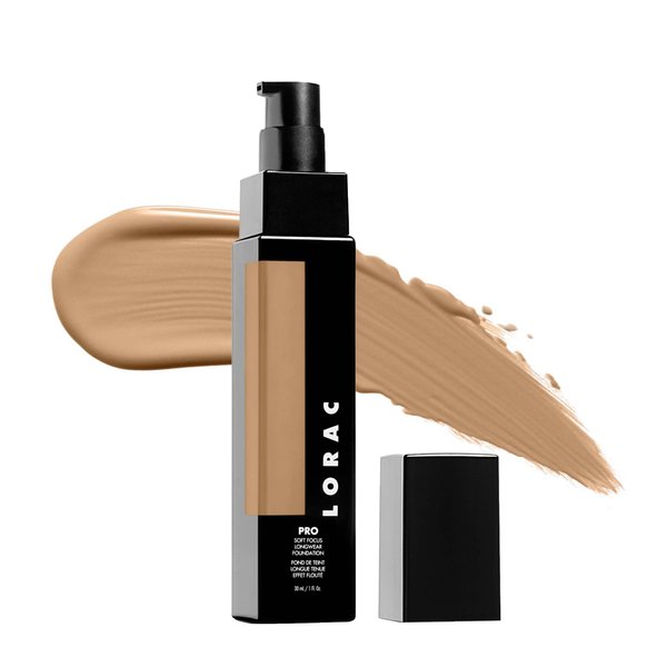LORAC Pro Soft Focus Longwear Foundation | Full Coverage | Lightweight | Water-Resistant | Oil-Free | Medium