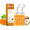 Turmeric Facial Cleanser, Turmeric Facial Wash, Turmeric Facial Cleanser, Turmeric Foaming Cleanser for All Skin (2 Pcs)