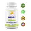 Our Daily Vites Sea Moss Capsules 1500mg (2 Pack) - Wildcrafted Irish Sea Moss Bladderwrack and Burdock Root Superfood Blend - Immune System, Gut Health & Thyroid Support - 240 Vegetarian Capsules