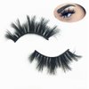DAODER Lashes False Eyelashes 20MM Dramatic Look Faux Mink Wispy Long Fake Eye Lashes Pack for Women Daily Makeup 7 Pairs (6D 25mm Lashes)
