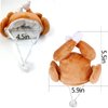 Cat Thanksgiving Costume Turkey Drumstick Hat Small Dog Kitten Hat for Cosplay Accessories and Party Favors