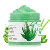 Face Scrub Facial Scrub Exfoliator Aloe Vera Facial Scrub Face Exfoliator Scrub Microdermabrasion Facial Scrubs Facial Exfoliator Wash Cleanser Face Exfoliant Exfoliate for Face Deep Cleansing 100g