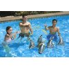 Poolmaster Shark Zone Swimming Pool, Indoor and Outdoor Ring Toss Game, Sharks