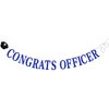 First Holy Communion Congrats Officer Banner, Future Police Officer, Class of 2022 Decorations, for Congratulations Police Officer Party Decorations