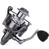 Sougayilang Fishing Reel 13+1BB Light Weight Ultra Smooth Aluminum Spinning Fishing Reel with Free Spare Graphite Spool (XY5000)