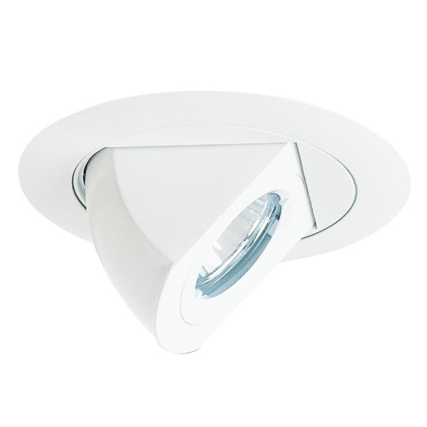 Juno Lighting 449-WH 4-Inch Aiming Elbow Recessed Trim, White